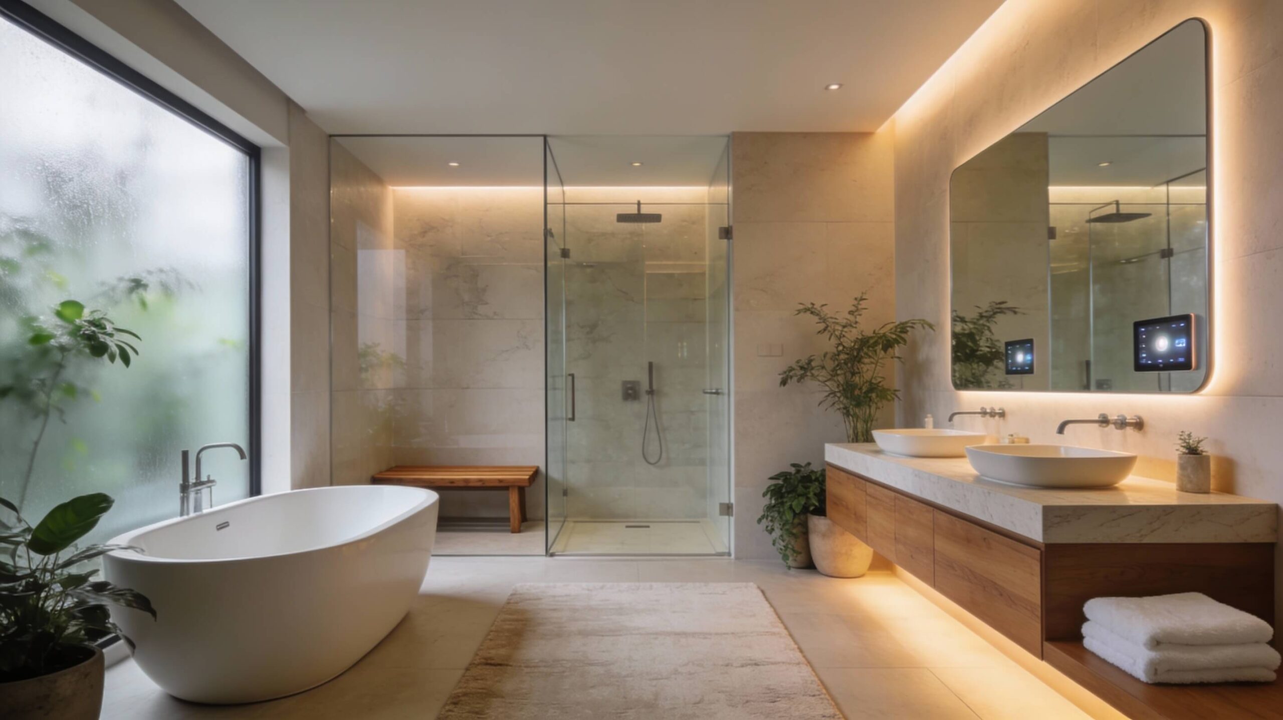 Comfort Oriented Modern Bathroom Design scaled 2